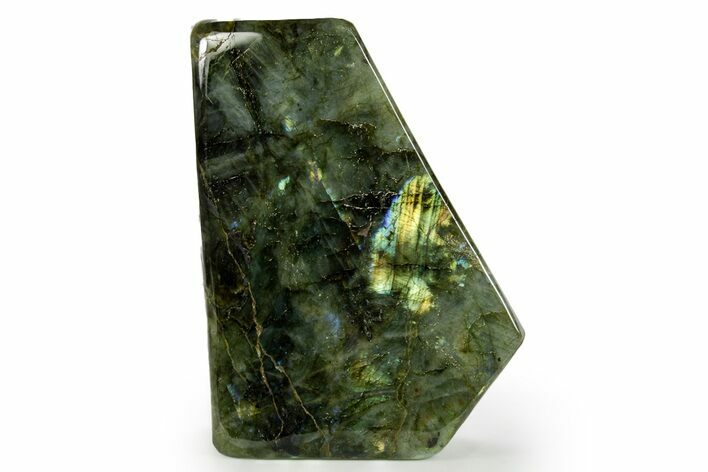 Flashy Free-Standing Polished Labradorite - Madagascar #364194